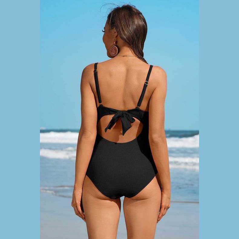 Ruch Floral Maternity Swimsuit Pregnancy Swimwear - VacationGrabs