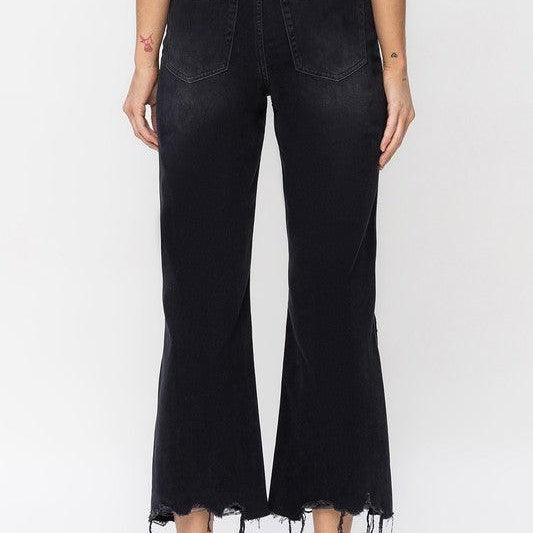 Women's Jeans 90'S Vintage Crop Flare Jean