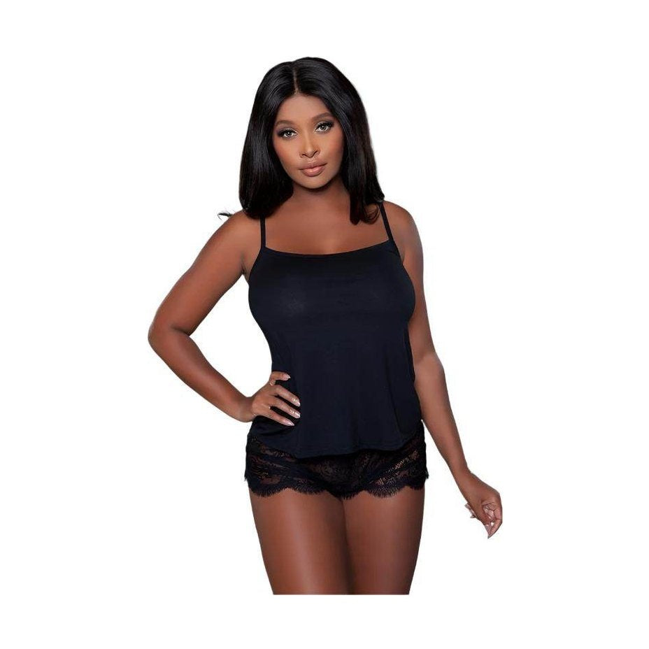 Womens Cami and Shorts Peyton Lingerie Set - VacationGrabs