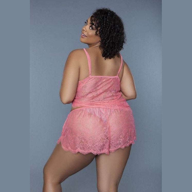 Womens Cami and Shorts Peyton Lingerie Set - VacationGrabs
