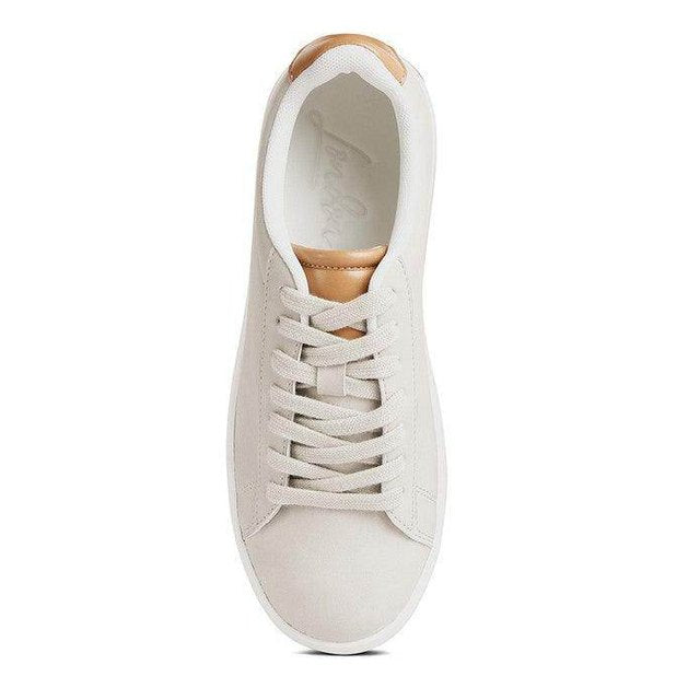 Women's Tennis Shoes Minky Lace Up Casual Sneakers - VacationGrabs