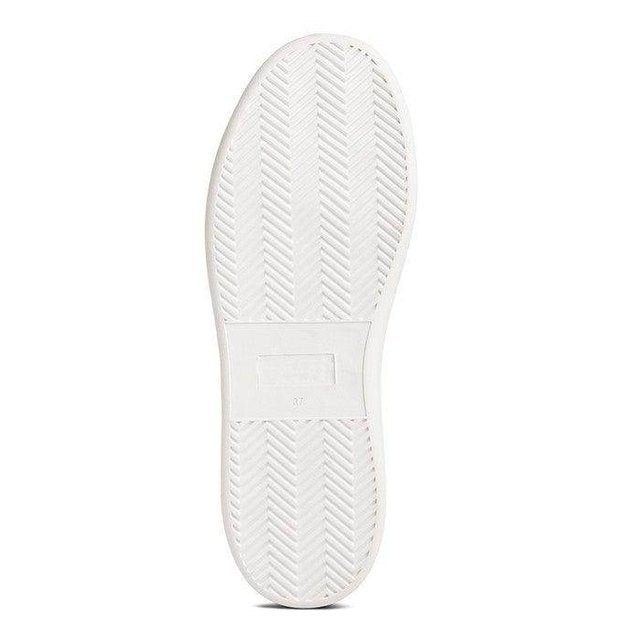 Women's Tennis Shoes Minky Lace Up Casual Sneakers - VacationGrabs