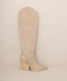 Women's Shoes - BootsOASIS SOCIETY Barcelona - Knee High Western Boots - VacationGrabs