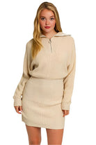 Women's DressesZipper Sweater Dress - VacationGrabs