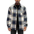Mens Flannel Shirt Jacket Shacket - VacationGrabs