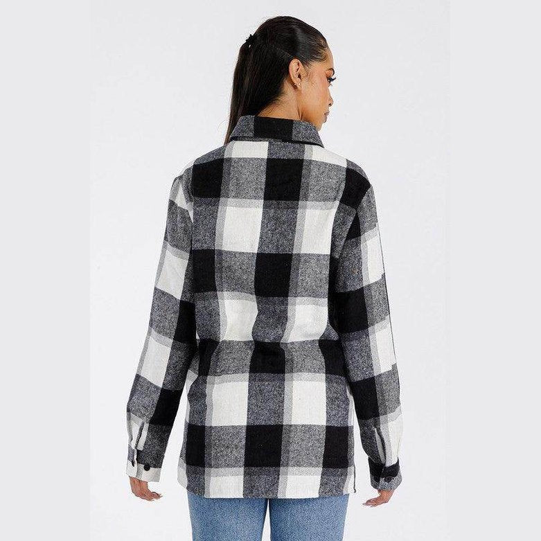 Boyfriend Oversized Soft Flannel Shacket - VacationGrabs