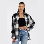 Boyfriend Oversized Soft Flannel Shacket - VacationGrabs