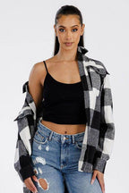Boyfriend Oversized Soft Flannel Shacket - VacationGrabs