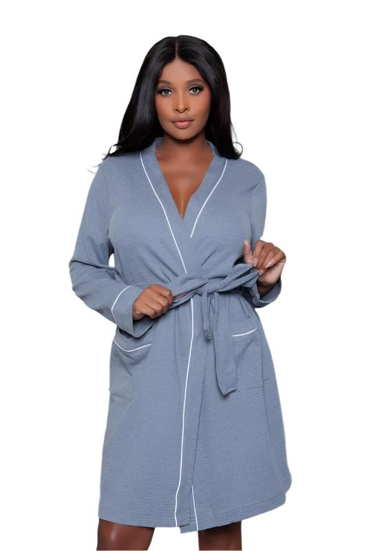 Women's Sleepwear/LoungewearWomens Comfy Waffle Robe - VacationGrabs