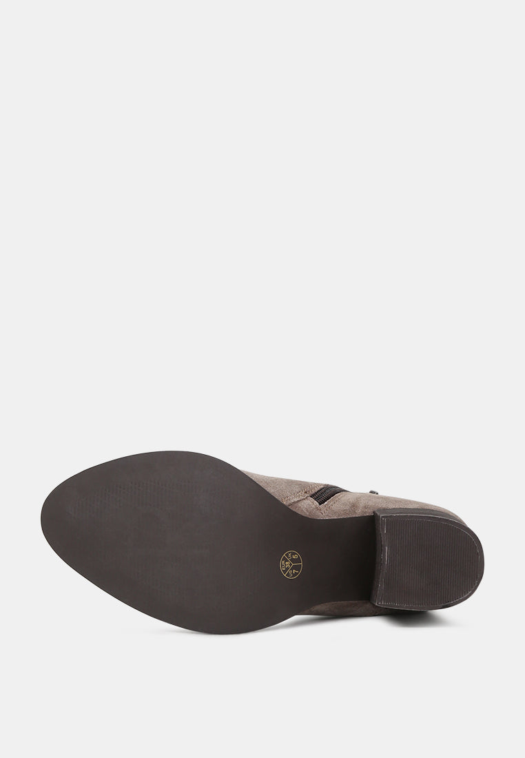 Bria Peep Toe Ankle Boots