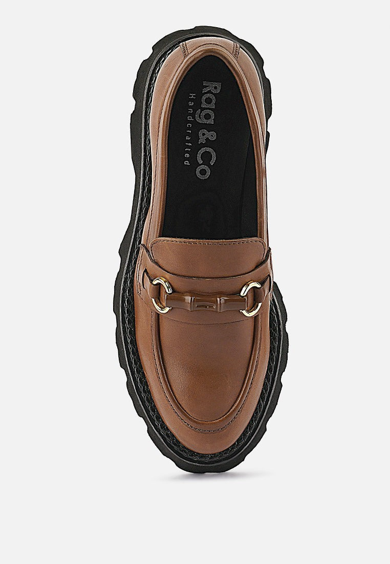 Mocassins en cuir épais Cheviot