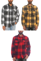 Soft Flannel Shacket – Brushed Checkered Long Sleeve