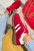 Harper Lace Up Flat Shoes