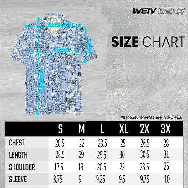 Mens Collared Print Button Down - VacationGrabs