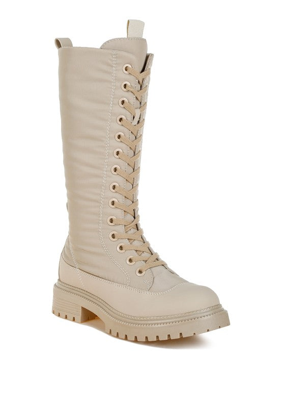 Women's Shoes - BootsArgi Anti-Skid Lace-Up Combat Boots - VacationGrabs