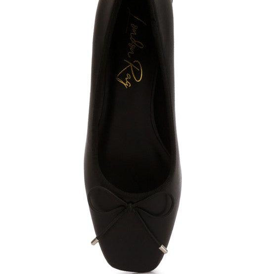 Women's Shoes - Sandals Sienna Low Block Heel Ballerinas