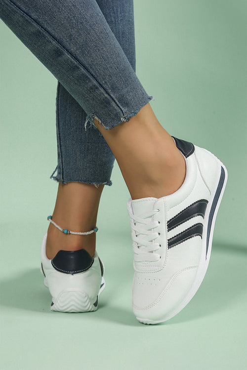 Isabella Lace Up Flat Shoes