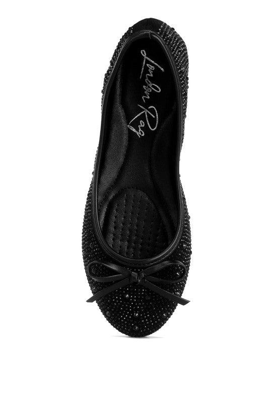 Women's Shoes - Flats Hosana Rhinestones & Stud Embellished Ballet Flats