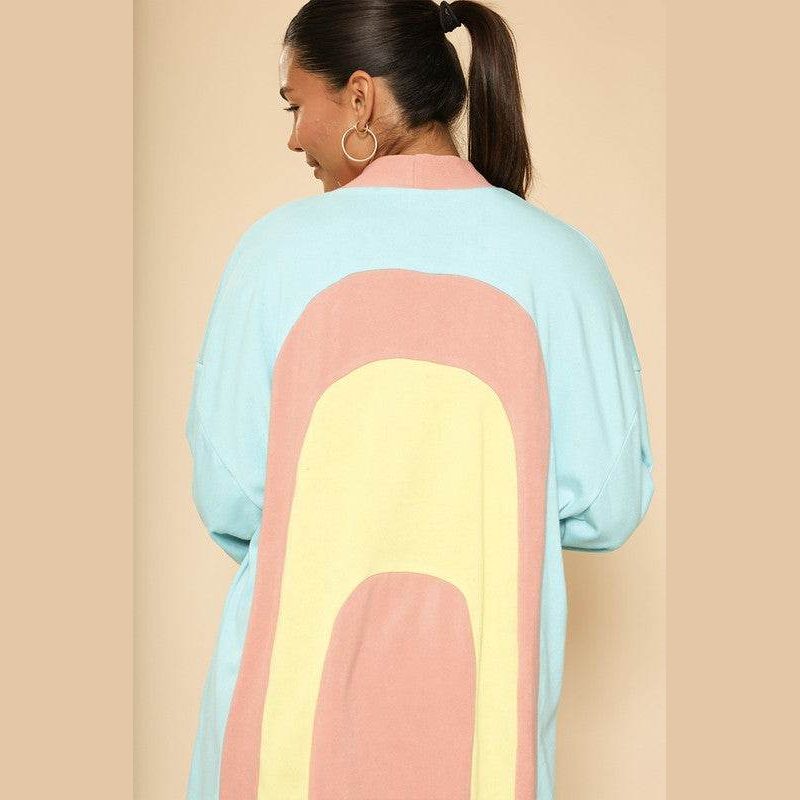 Retro Arch Terry Cloth Novelty Robe - VacationGrabs