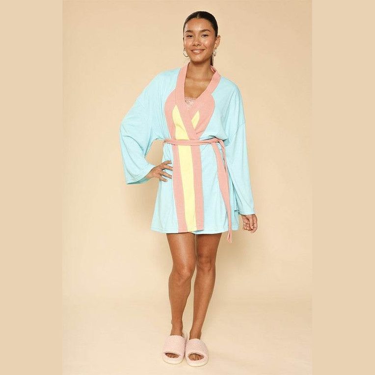 Retro Arch Terry Cloth Novelty Robe - VacationGrabs