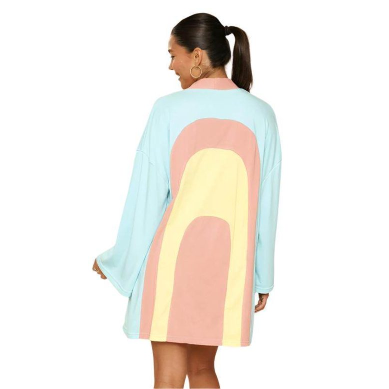 Retro Arch Terry Cloth Novelty Robe - VacationGrabs
