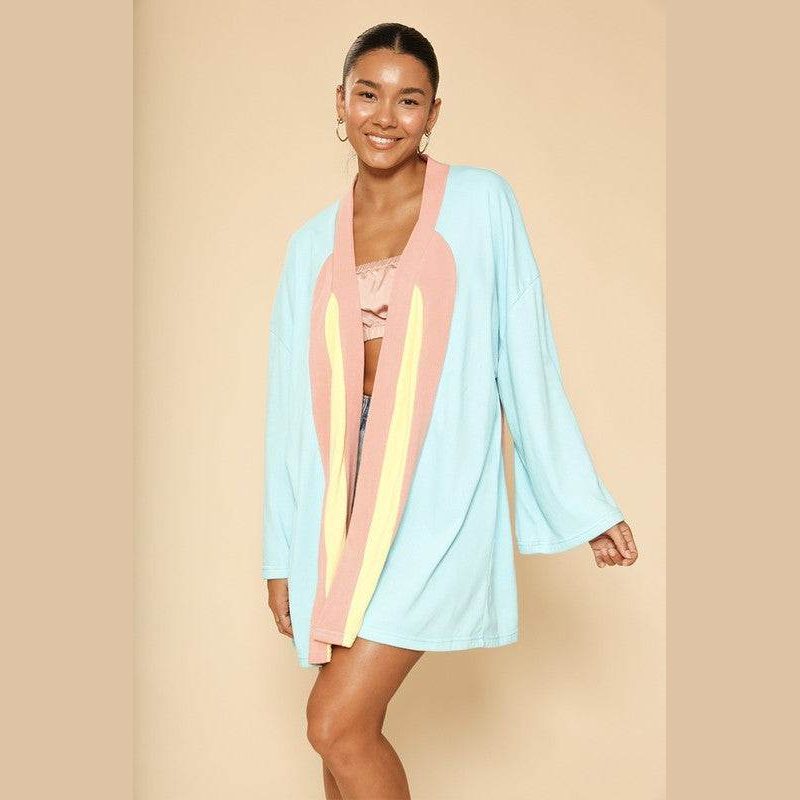 Retro Arch Terry Cloth Novelty Robe - VacationGrabs