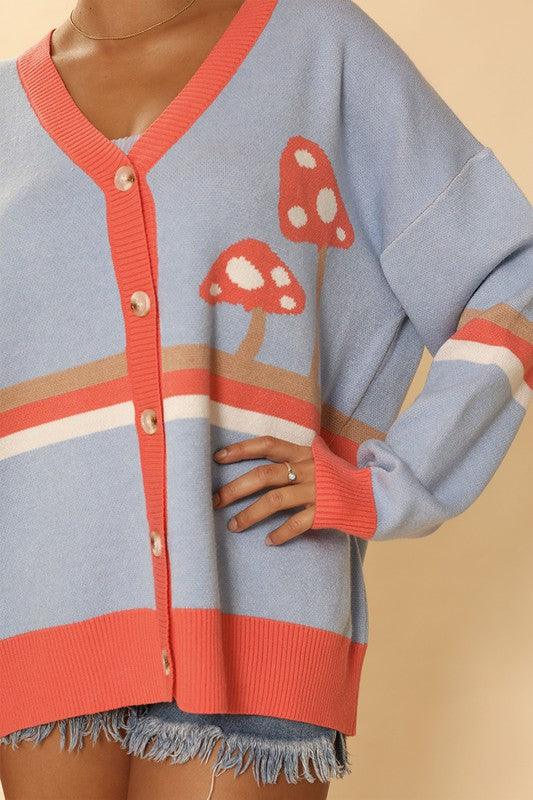 Women's Sweaters - Cardigans Mushroom cardigan