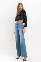 Women's JeansHigh Rise Wide Leg Jeans - VacationGrabs