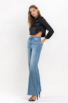 Women's JeansHigh Rise Wide Leg Jeans - VacationGrabs