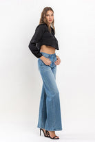 Women's JeansHigh Rise Wide Leg Jeans - VacationGrabs