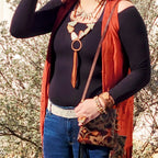 **Aqua Terra Jasper Beaded Bracelet w/ Tassel 019H