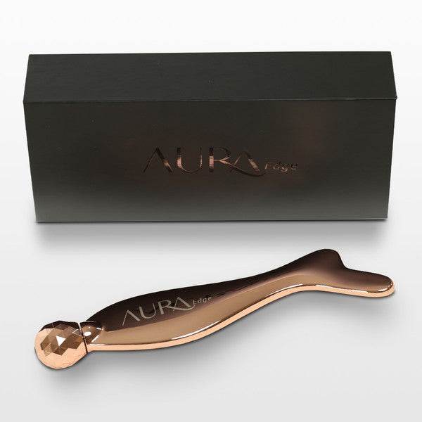 Aura Edge 2-in-1 Gua Sha Facial Tool &amp; Roller - VacationGrabs