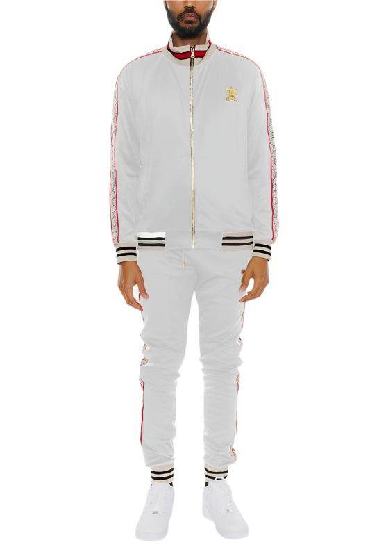 Cc Logo Track Jacket And Pant Set - VacationGrabs