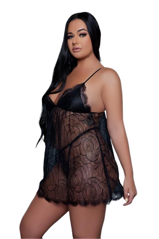 Women's Sleepwear/LoungewearDaisy 2 Piece Babydoll Lingerie - VacationGrabs