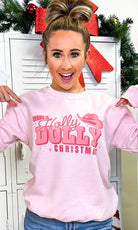 Women's Sweatshirts & HoodiesHave A Holly Dolly Christmas Graphic Sweatshirt - VacationGrabs