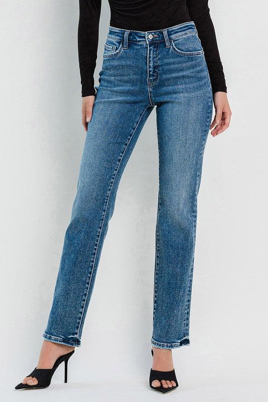 Women's Jeans High Rise Straight Jeans
