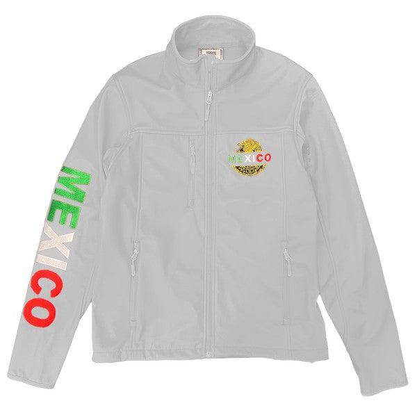 Soccer Mexico Embroidered Jacket - VacationGrabs