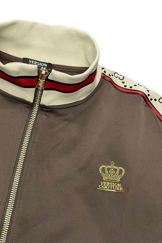Cc Logo Track Jacket And Pant Set - VacationGrabs