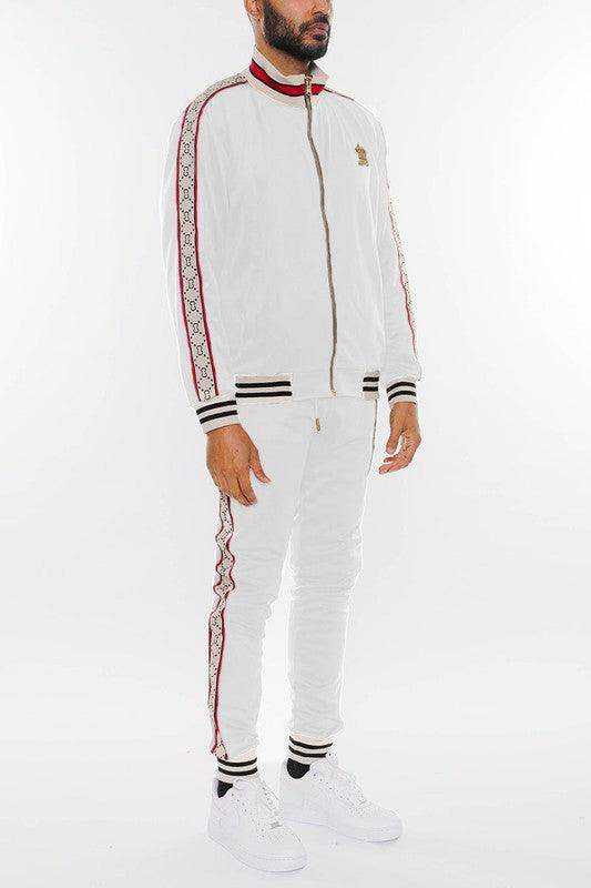Cc Logo Track Jacket And Pant Set - VacationGrabs