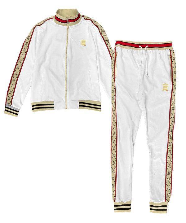 Cc Logo Track Jacket And Pant Set - VacationGrabs