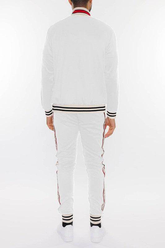 Cc Logo Track Jacket And Pant Set - VacationGrabs