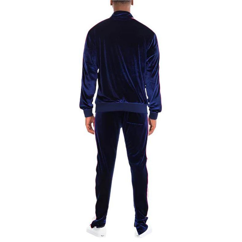 Velour Side Striped Track Suits for Men - VacationGrabs