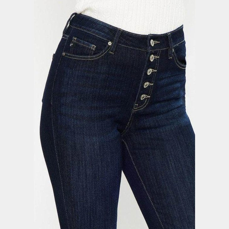 Curvy Fit High Rise Super Skinny Jeans - VacationGrabs