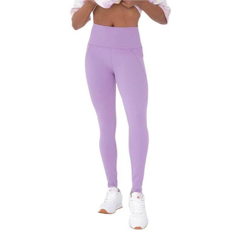 Tapered Band Essential Solid Highwaist Leggings - VacationGrabs