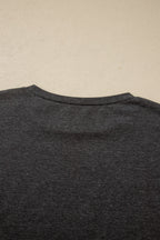 Western Yee Haw State of Mind Fringe Sleeve Tee