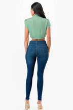 Sparkling Jacquard cropped shrug bolero - VacationGrabs