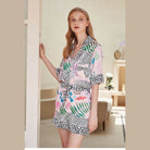 Printed two piece pajama set - VacationGrabs
