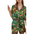 Printed two piece pajama set - VacationGrabs