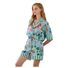 Printed two piece pajama set - VacationGrabs