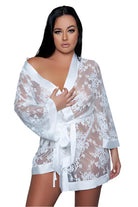 Women's Sleepwear/LoungewearWomens Lingerie Delia Robe in White - VacationGrabs